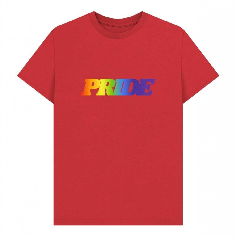 Apoh Unisex Adult Pride Slogan T-Shirt / Red